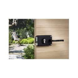 Κλειδαριά κουτιαστή οριζόντια αριστερή 140x88 κέντρο 55mm με υποδοχή κυλίνδρου europrofile THIRARD THIRARD - 1 2