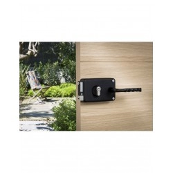 Κλειδαριά κουτιαστή οριζόντια αριστερή 140x88 κέντρο 55mm με υποδοχή κυλίνδρου europrofile THIRARD THIRARD - 1 2