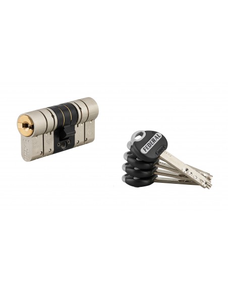 Κύλινδρος υπερασφαλείας FEDERAL 2 - 30 x 30 - 5 κλειδιά THIRARD THIRARD - 1
